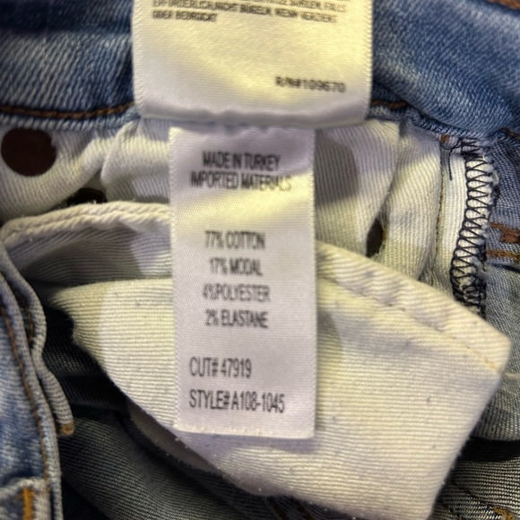 AGOLDE Sophie High Rise Skinny, size 26.  Some slight wear below zipper. - Picture 11 of 11